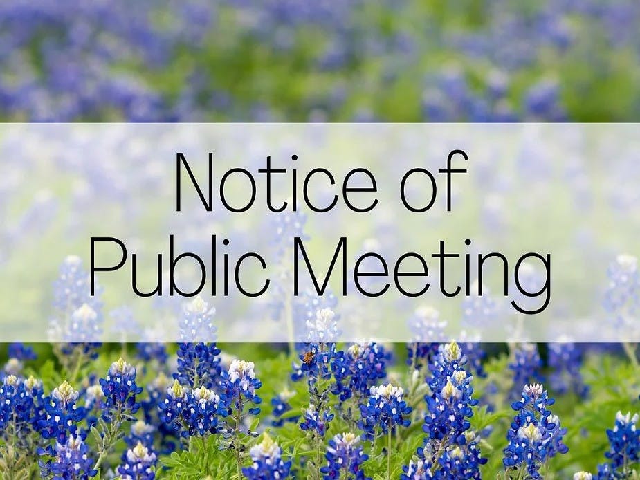Board meeting notice
